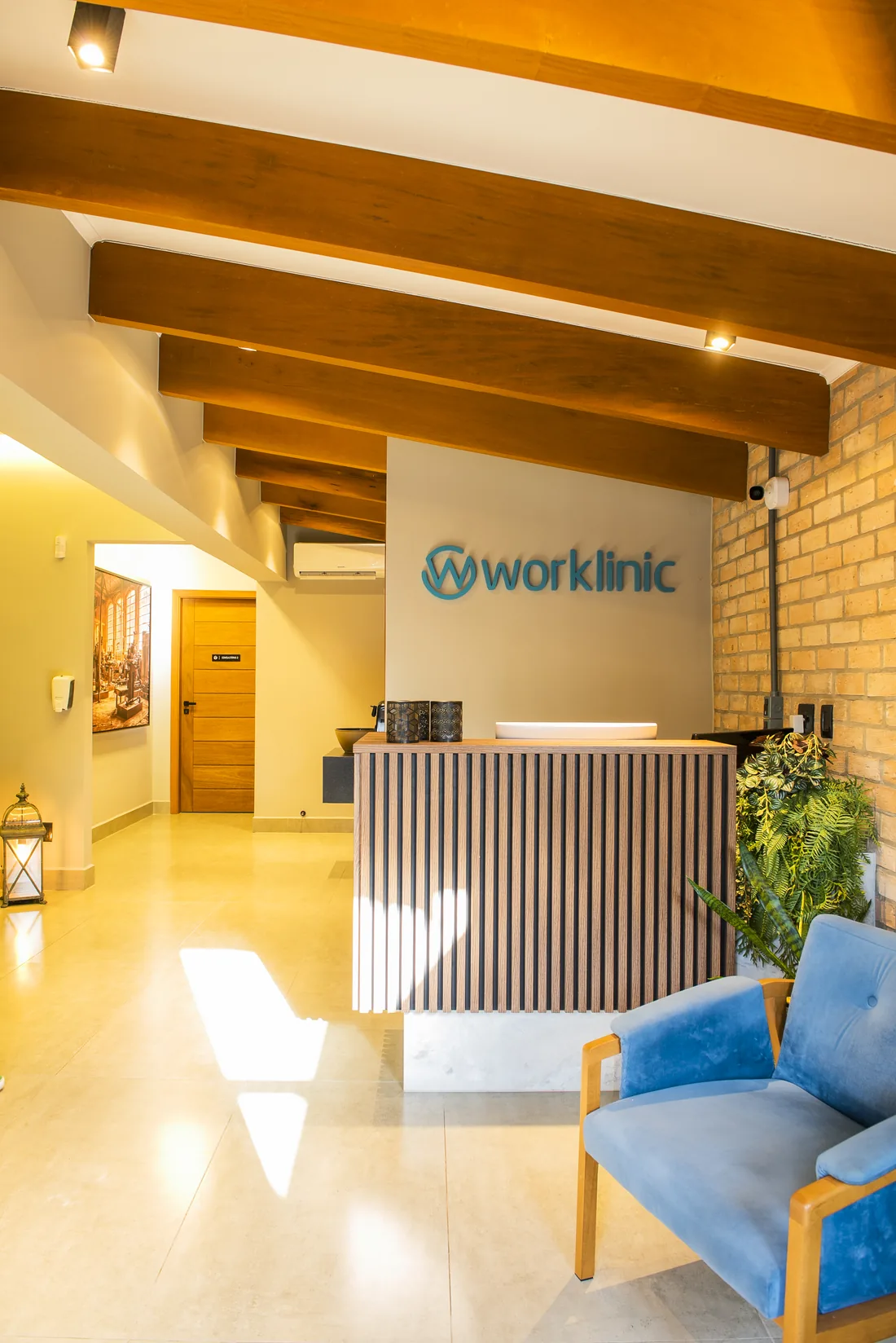 Recepção da Worklinic em Limeira